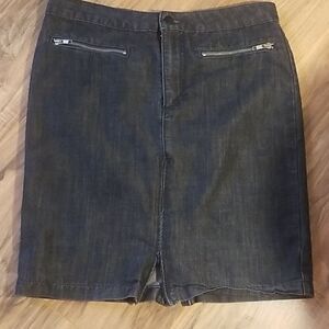Dark Denim Skirt  